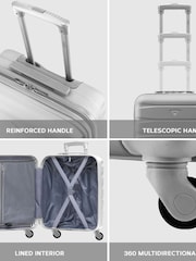 Flight Knight 55x40x20cm Ryanair Priority 4 Wheel ABS Hard Case Cabin Carry On Hand Luggage - Image 7 of 7