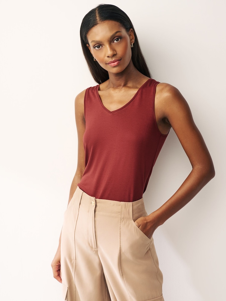 Brown Slouch Vest - Image 1 of 6 Brown Slouch Vest - Image 1 of 6
