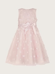 Monsoon Pink Reya 3D Scuba Bridesmaid Dress - Image 2 of 4