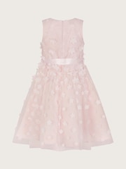 Monsoon Pink Reya 3D Scuba Bridesmaid Dress - Image 3 of 4