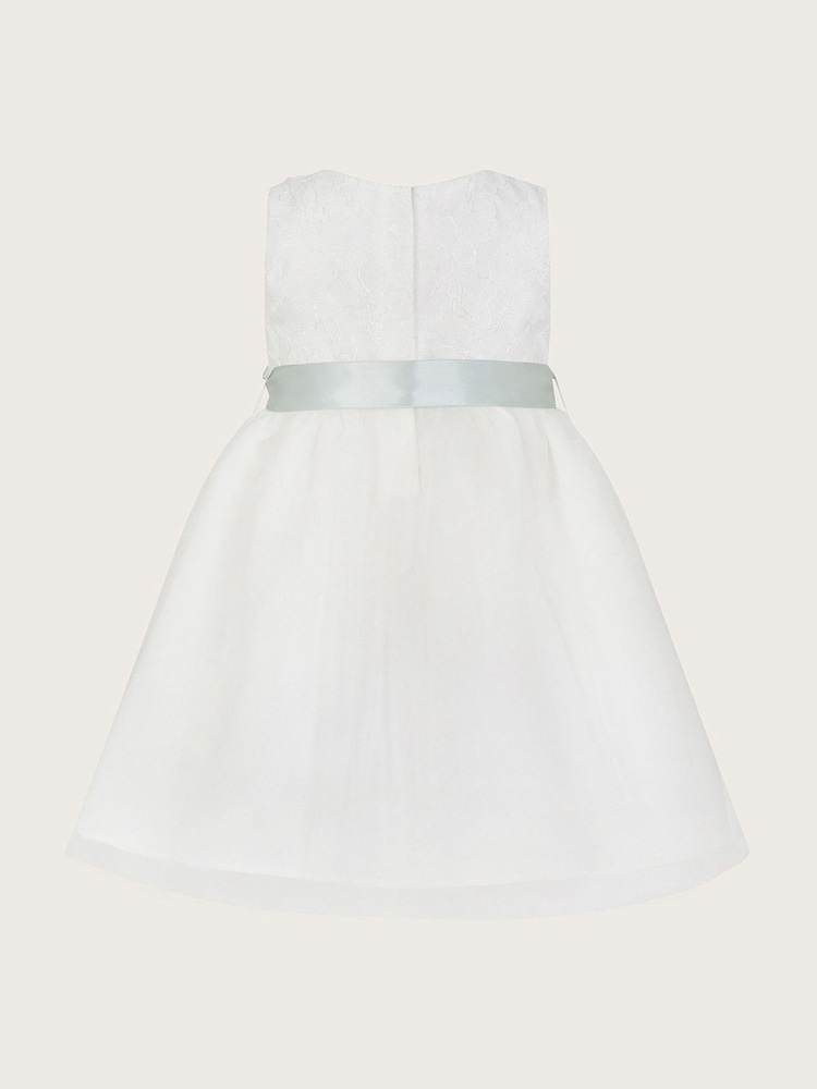Monsoon White Frankie Baby Scuba Dress - Image 2 of 3 Monsoon White Frankie Baby Scuba Dress - Image 2 of 3
