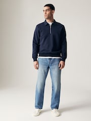 Blue Light Relaxed Fit 100% Cotton Authentic Jeans - Image 2 of 12