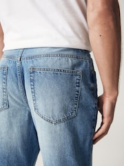 Blue Light Relaxed Fit 100% Cotton Authentic Jeans - Image 6 of 12
