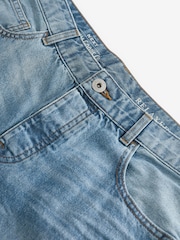 Blue Light Relaxed Fit 100% Cotton Authentic Jeans - Image 9 of 12