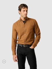 Rodd & Gunn Caramel Brown Barrhill Sports Shirt - Image 1 of 6