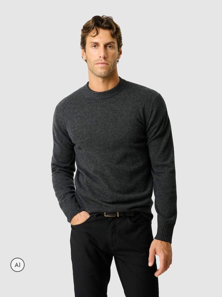 Rodd & Gunn Grey Stewart Island Knit Jumper - Image 1 of 6 Rodd & Gunn Grey Stewart Island Knit Jumper - Image 1 of 6