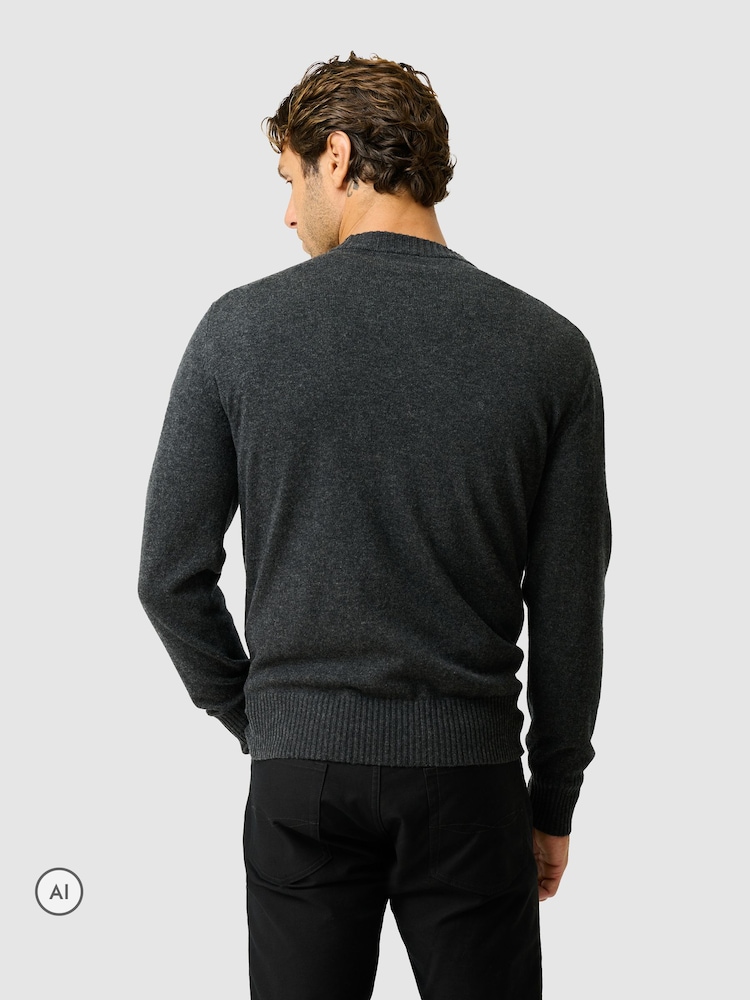 Rodd & Gunn Grey Stewart Island Knit Jumper - Image 2 of 6 Rodd & Gunn Grey Stewart Island Knit Jumper - Image 2 of 6
