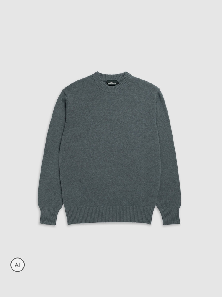 Rodd & Gunn Green Stewart Island Knit Jumper - Image 4 of 4 Rodd & Gunn Green Stewart Island Knit Jumper - Image 4 of 4
