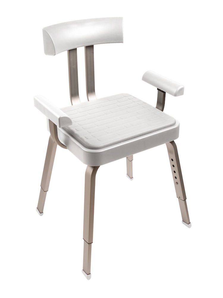 Croydex Serenity White Shower Chair - Image 1 of 4