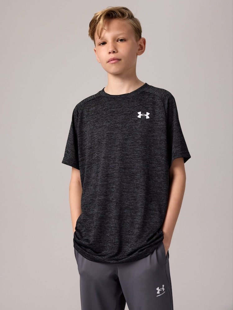 Under Armour Black 100% Cotton Tech 20 Short Sleeve T-Shirt - Image 1 of 7