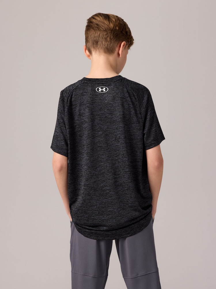 Under Armour Black Cotton Tech 20 Short Sleeve T-Shirt - Image 3 of 7