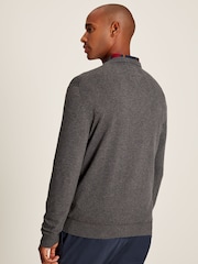 Joules Jarvis Grey Cotton Crew Neck Jumper - Image 2 of 6