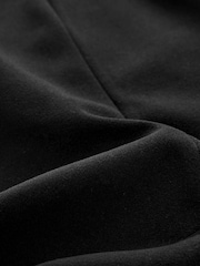 Black Double Breasted Epsom Overcoat - Image 8 of 12
