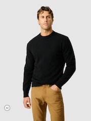 Rodd & Gunn Black Stewart Island Knit Jumper - Image 1 of 4