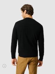 Rodd & Gunn Black Stewart Island Knit Jumper - Image 3 of 4