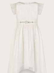 Monsoon White Penelope Belt Dress - Image 1 of 3