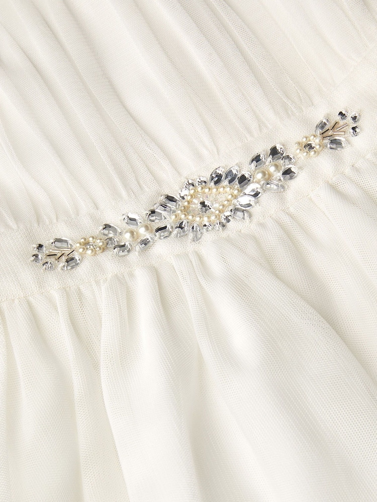 Monsoon White Penelope Belt Dress - Image 3 of 3