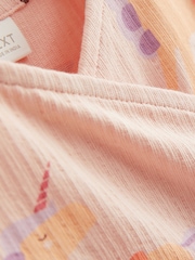 Pink Unicorn Wrap Jersey Dress (3mths-7yrs) - Image 6 of 6