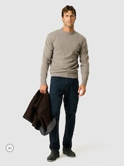Rodd & Gunn Beige Stewart Island Knit Jumper - Image 1 of 3