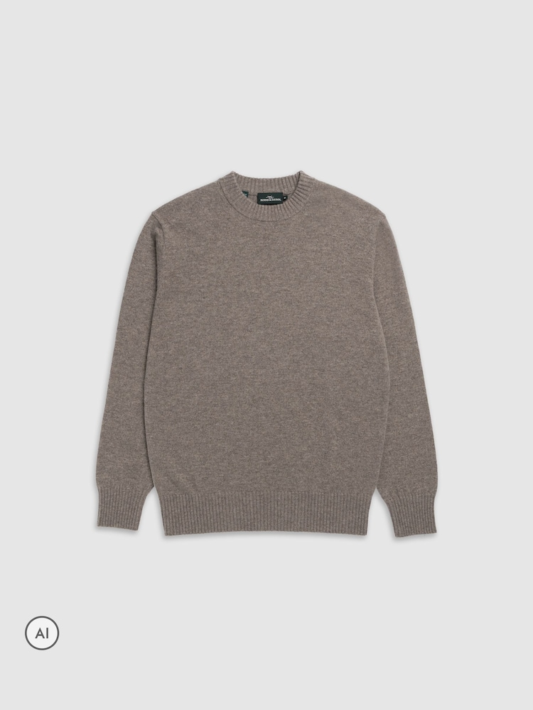 Rodd & Gunn Beige Stewart Island Knit Jumper - Image 3 of 3 Rodd & Gunn Beige Stewart Island Knit Jumper - Image 3 of 3