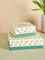 JoJo Maman Bébé White Medium Safari Gift Box - Image 2 of 3