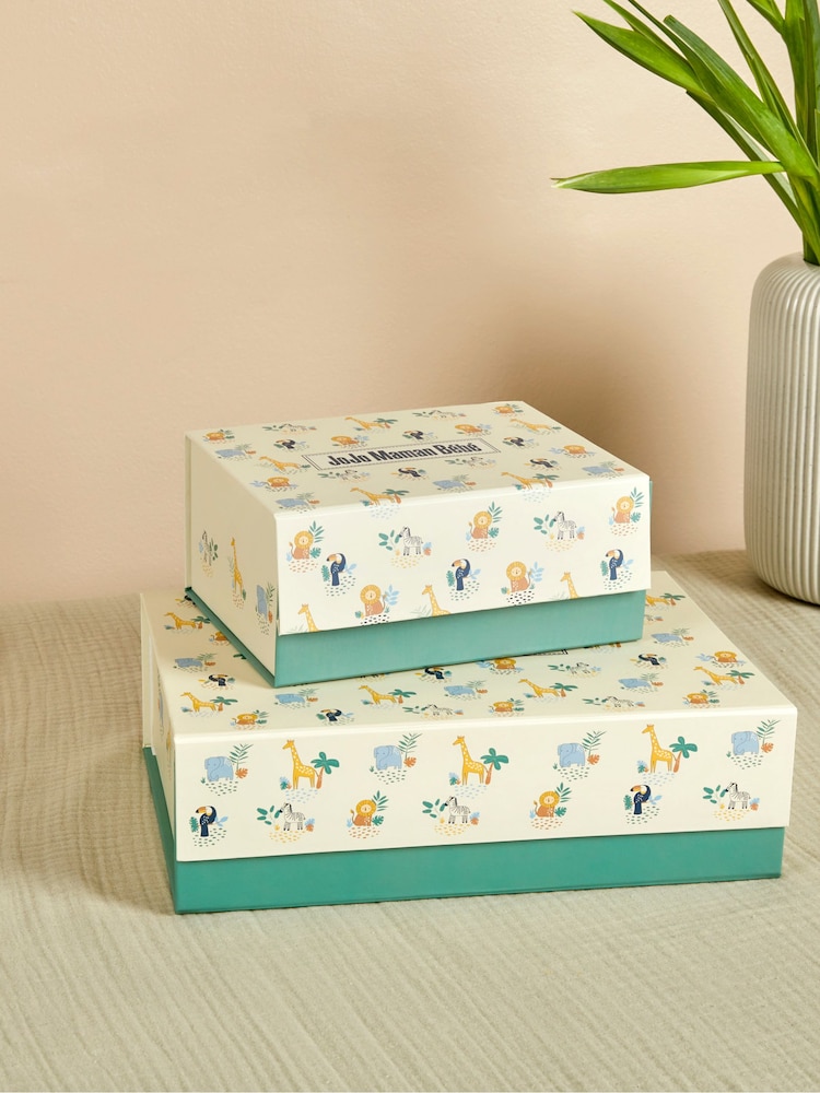 JoJo Maman Bébé White Medium Safari Gift Box - Image 2 of 3