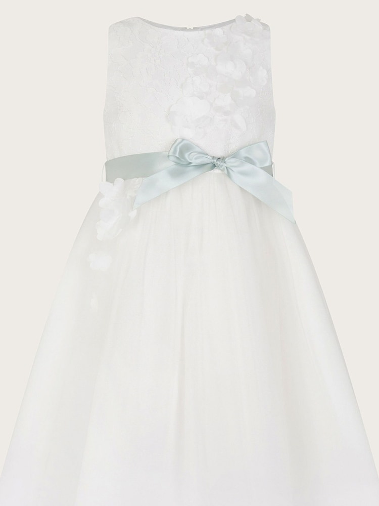 Monsoon White Scuba Frankie Bridesmaid Dress - Image 2 of 4