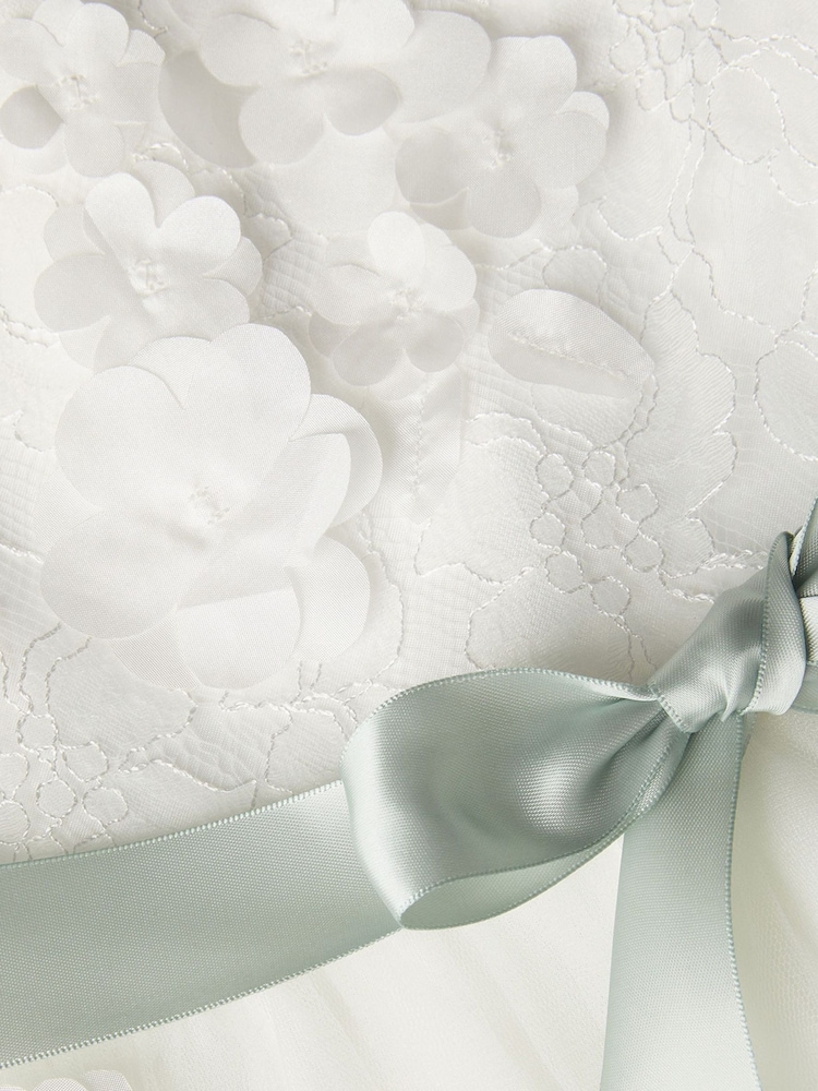 Monsoon White Scuba Frankie Bridesmaid Dress - Image 4 of 4