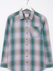 FatFace Grey Olivia Check Shirt - Image 5 of 5