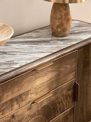 Dark Chester Mango Wood Sideboard - Image 6 of 12
