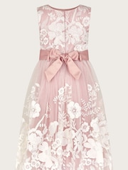 Monsoon Pink Alicia Lace Embroidered Maxi Dress - Image 2 of 3