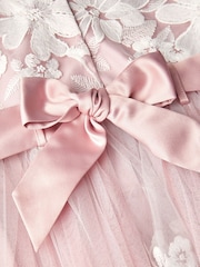 Monsoon Pink Alicia Lace Embroidered Maxi Dress - Image 3 of 3