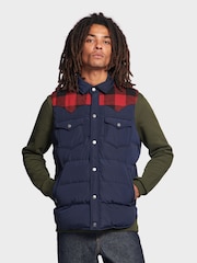 Penfield Blue Mens Rockford Primaloft Body Warmer Gilet - Image 1 of 9