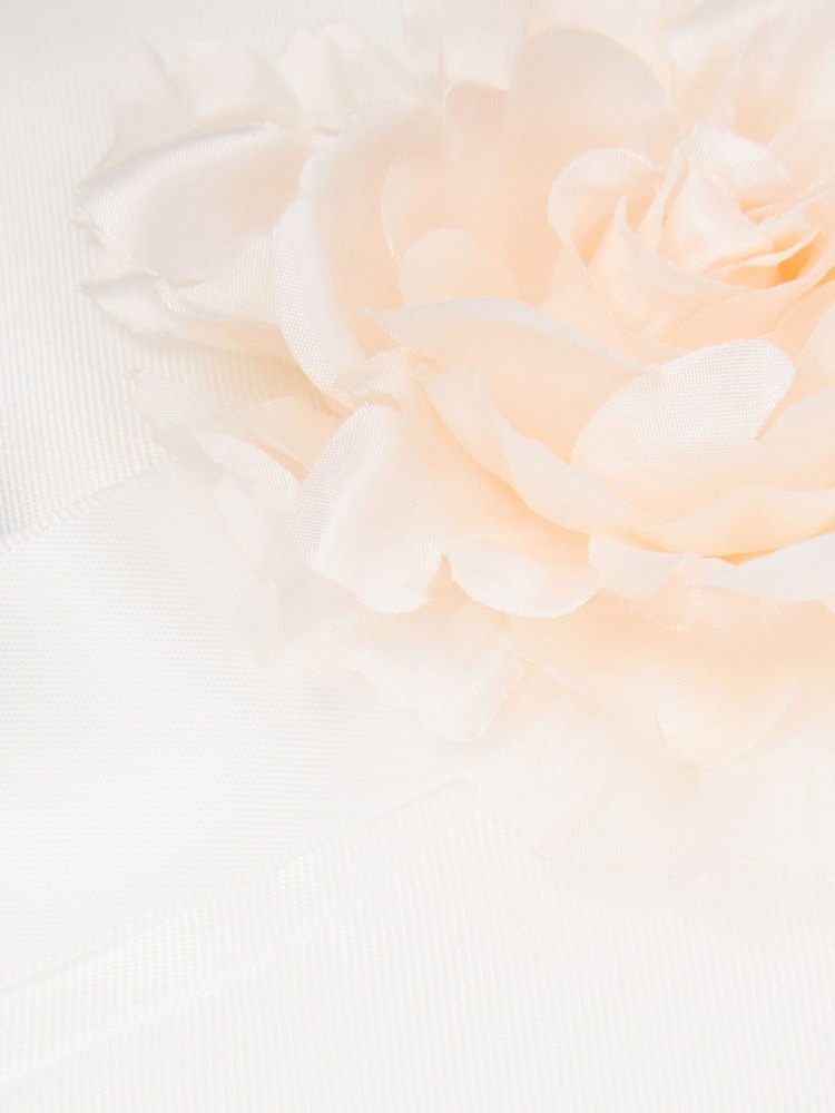 Monsoon White Duchess Eleanor Twill Dress - Image 2 of 2