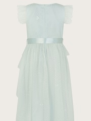Monsoon Green Stacie Waterfall Dress - Image 2 of 3