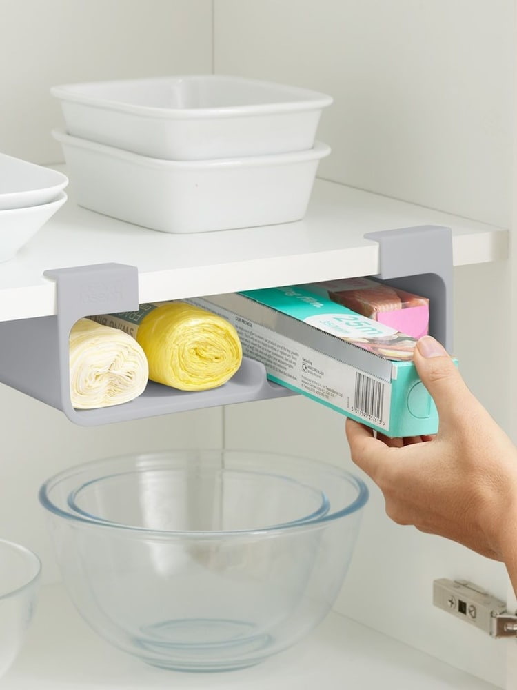 Joseph Joseph Grey CupboardStore Film Foil & Bag Organiser - Image 1 of 4