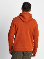 Tog 24 Orange Mosby Knit Look Fleece Hoodie - Image 2 of 8