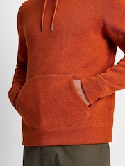 Tog 24 Orange Mosby Knit Look Fleece Hoodie - Image 7 of 8