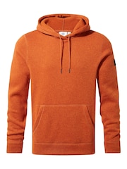 Tog 24 Orange Mosby Knit Look Fleece Hoodie - Image 8 of 8