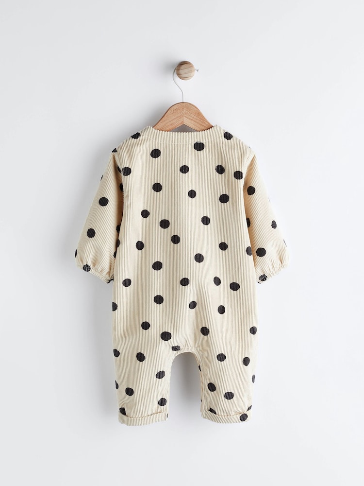 Monochrome Baby Corduroy Jumpsuit (0mths-2yrs) - Image 2 of 7