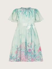 Monsoon Blue Alium Botanical Print Dress - Image 1 of 3