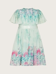 Monsoon Blue Alium Botanical Print Dress - Image 2 of 3