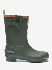 Barbour® Olive Green Simonside Kids Wellies - Image 2 of 6