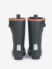 Barbour® Olive Green Simonside Kids Wellies - Image 3 of 6