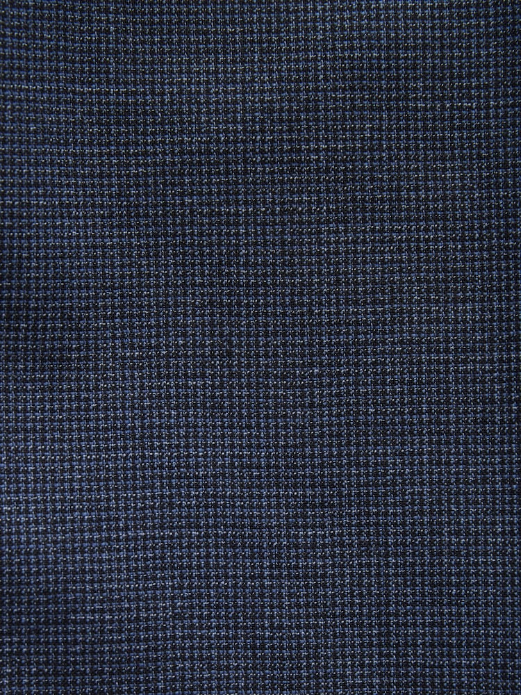 Blue Tailored Fit Signature TG Di Fabio Trim Texture Suit: Trousers - Image 9 of 9
