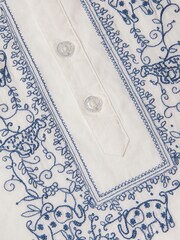 Monsoon Natural Embroidered Kurta - Image 2 of 3