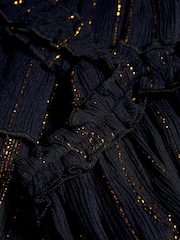 Monsoon Black Frill Metallic Top and Skirt Set - Image 2 of 2