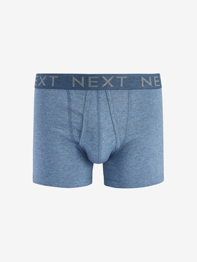 Blue 10 pack A-Front Boxers - Image 2 of 7 Blue 10 pack A-Front Boxers - Image 2 of 7