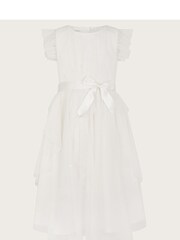 Monsoon Natural Stacie Waterfall Dress - Image 1 of 3
