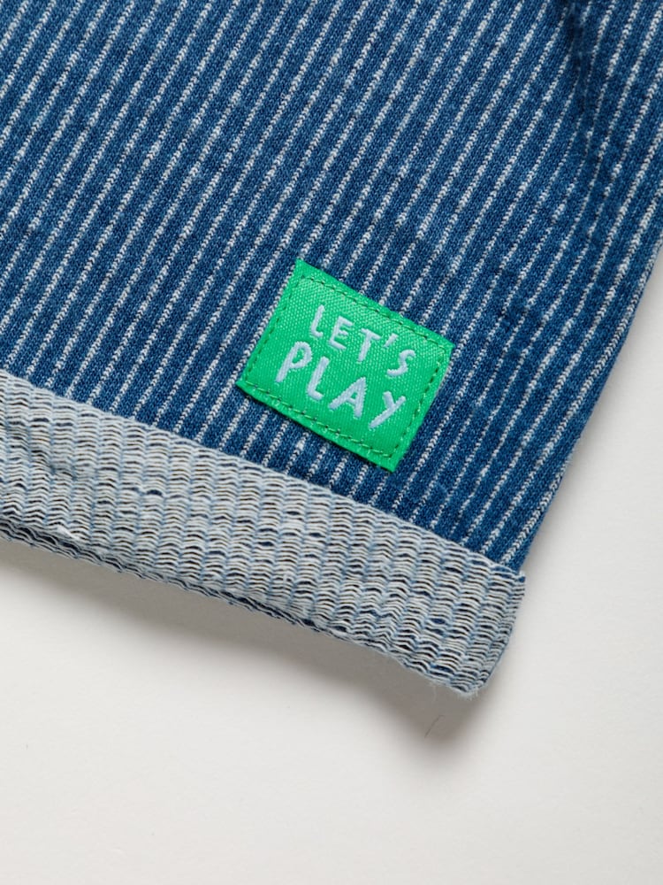 Lily & Jack Blue 100% Cotton Blend  T-Shirt and Shorts Set - Image 4 of 4